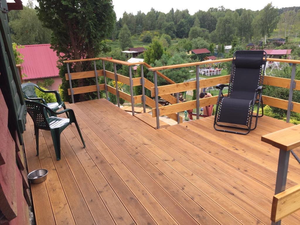 Taras drewniany Mrągowo - finalny produkt