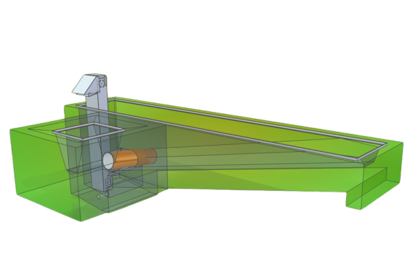 Rów do robota, projekt - przekrój