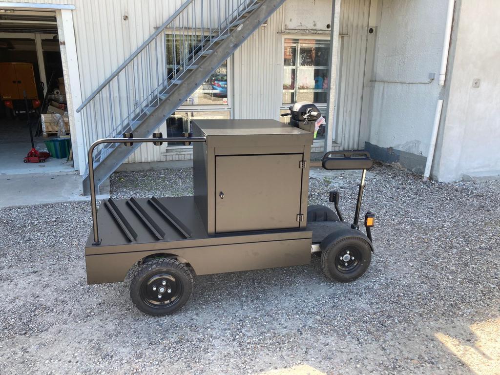 Malowany proszkowo wózek